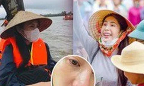 Thủy Tiên đăng ảnh khóc mắt sưng húp hậu ồn ào từ thiện